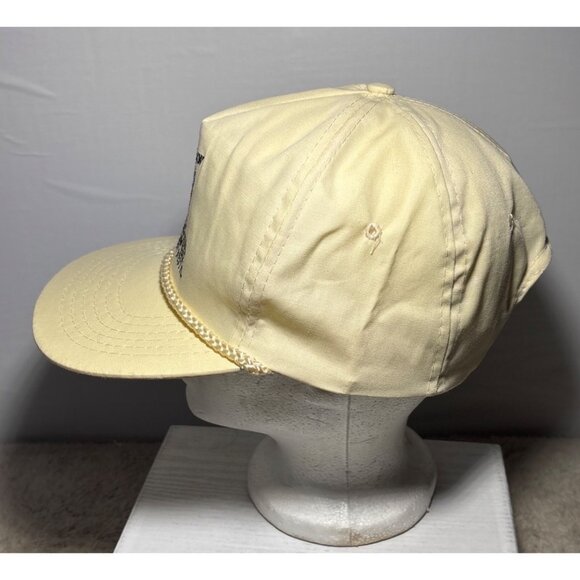 Vintage Half Shell Raw Bar Key West FL Cap W/ Chain Strap Adjustable Eat It Raw - Picture 4 of 9